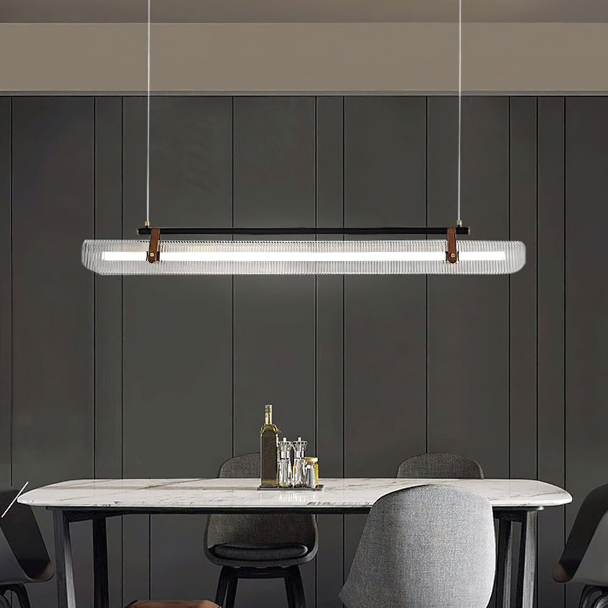 Lustra Pendant Lamp Acrylic Linear Modern for Dining Room - Letslighting