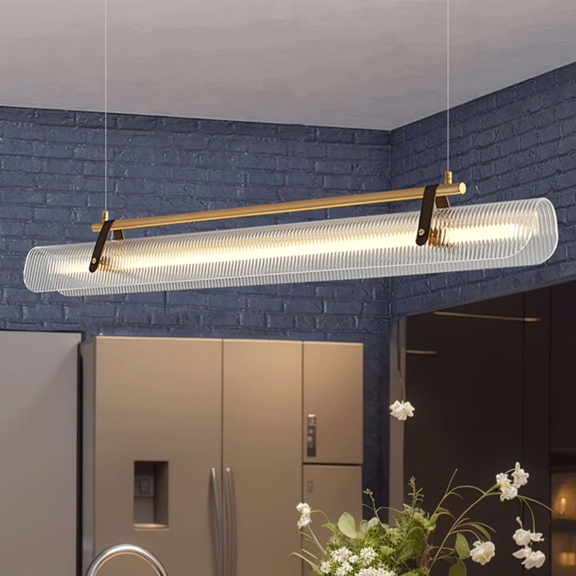 Lustra Pendant Lamp Acrylic Linear Modern for Dining Room - Letslighting
