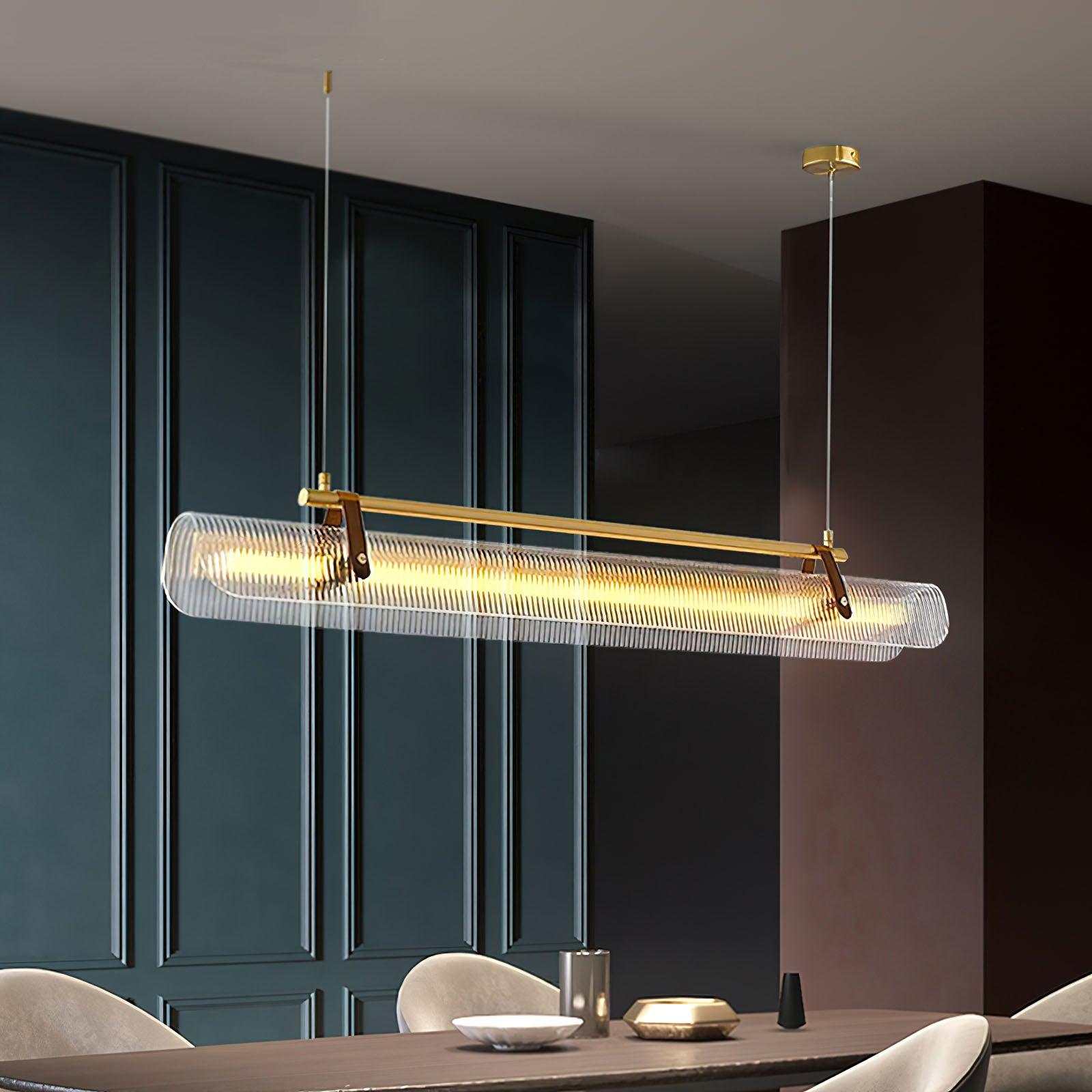 Lustra Pendant Lamp Acrylic Linear Modern for Dining Room - Letslighting