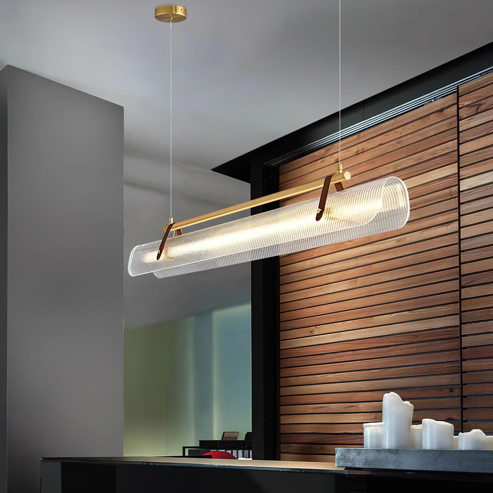 Lustra Pendant Lamp Acrylic Linear Modern for Dining Room - Letslighting