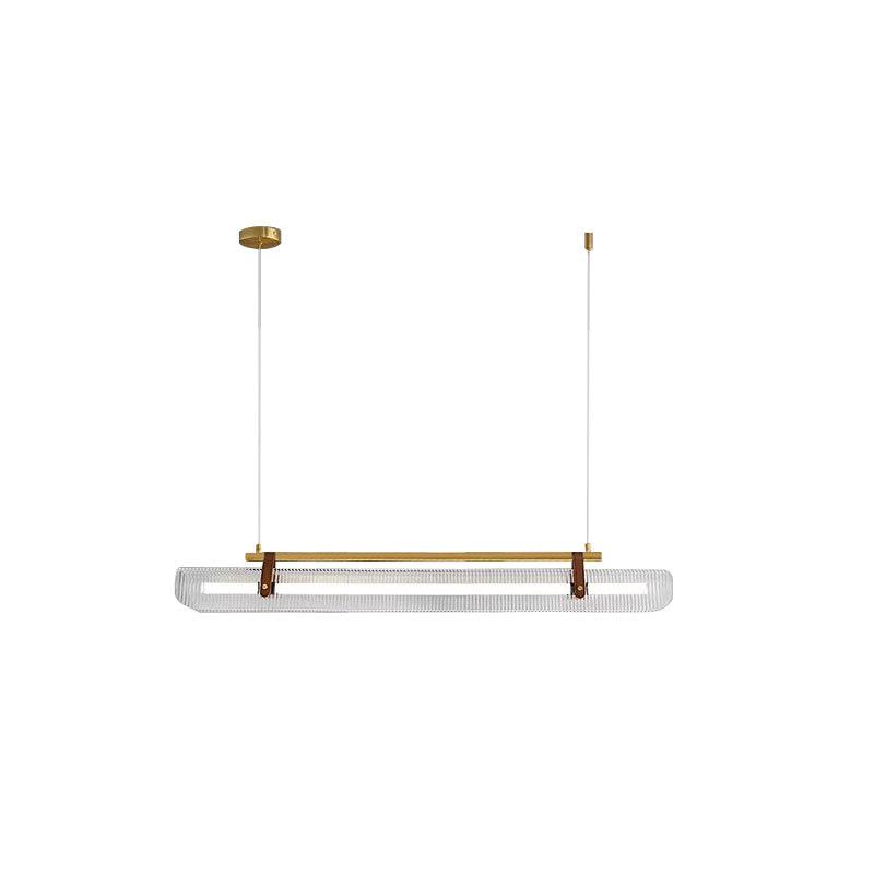 Lustra Pendant Lamp Acrylic Linear Modern for Dining Room - Letslighting