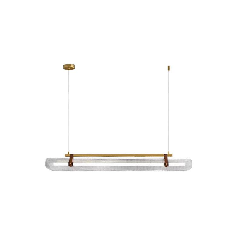 Lustra Pendant Lamp Acrylic Linear Modern for Dining Room - Letslighting