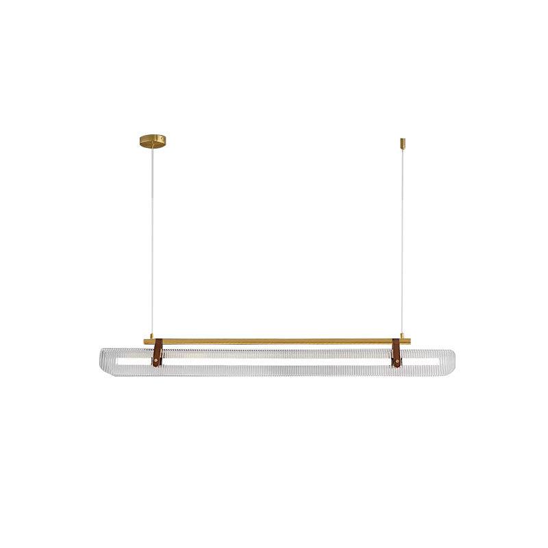 Lustra Pendant Lamp Acrylic Linear Modern for Dining Room - Letslighting