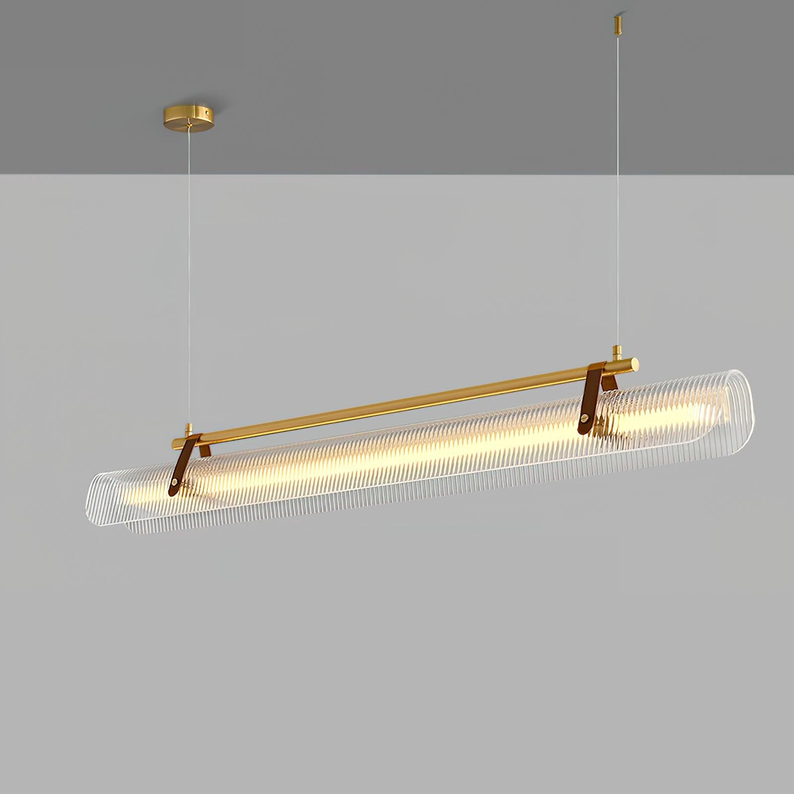 Lustra Pendant Lamp Acrylic Linear Modern for Dining Room - Letslighting