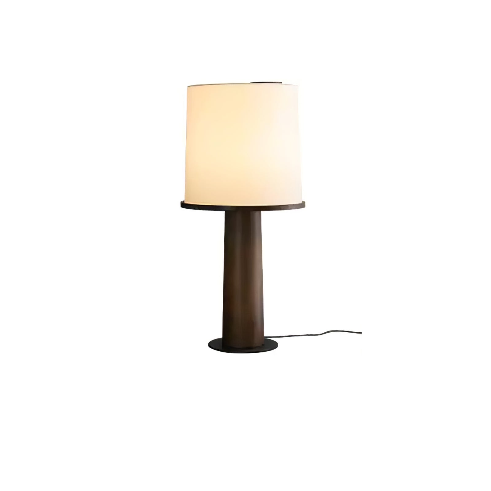 Kora Wood Fabric Contemporary Table Lamp - Letslighting