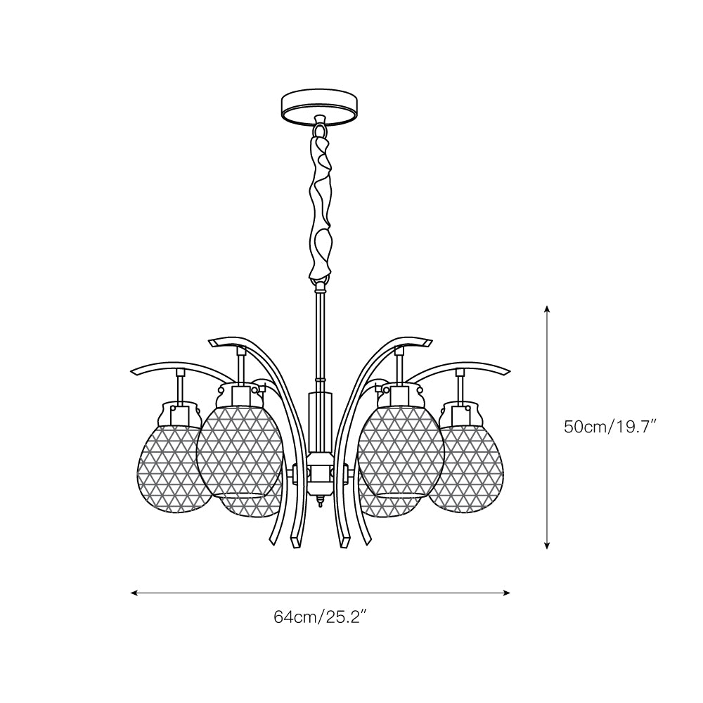 Postmodern Luxury Glass Chandelier - Letslighting