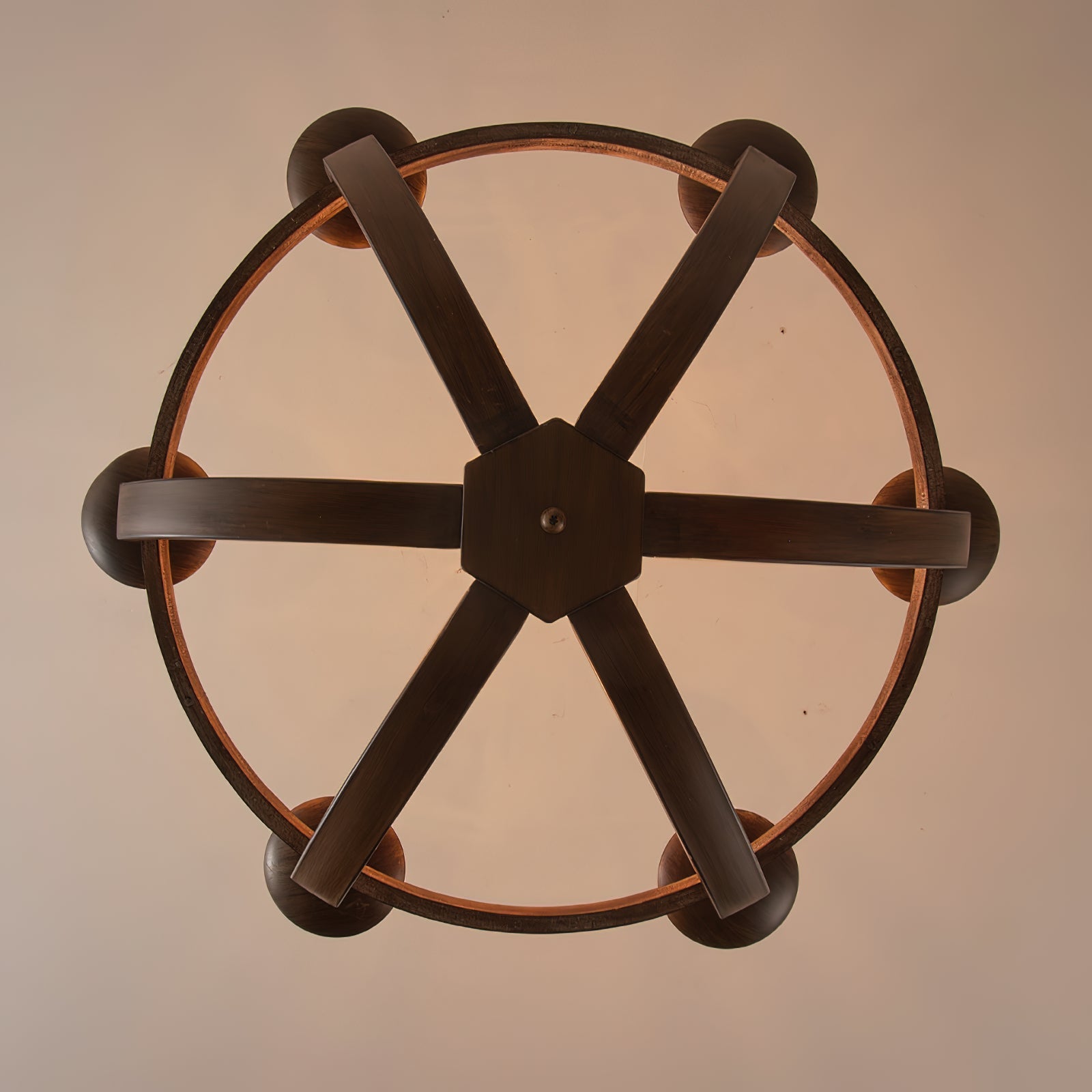 Vintage Farmhouse Wood Chandelier - Letslighting