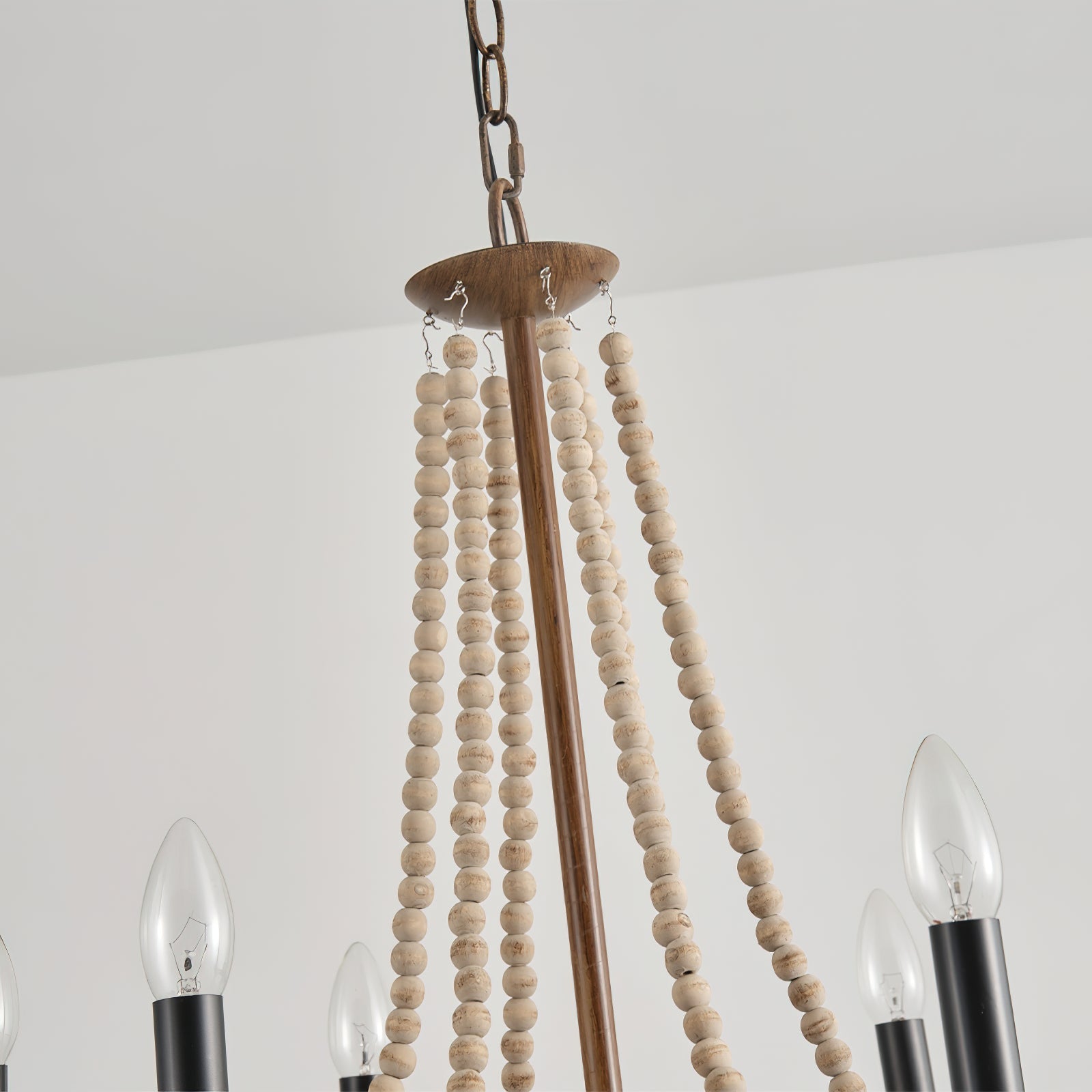 Vintage Farmhouse Wood Chandelier - Letslighting