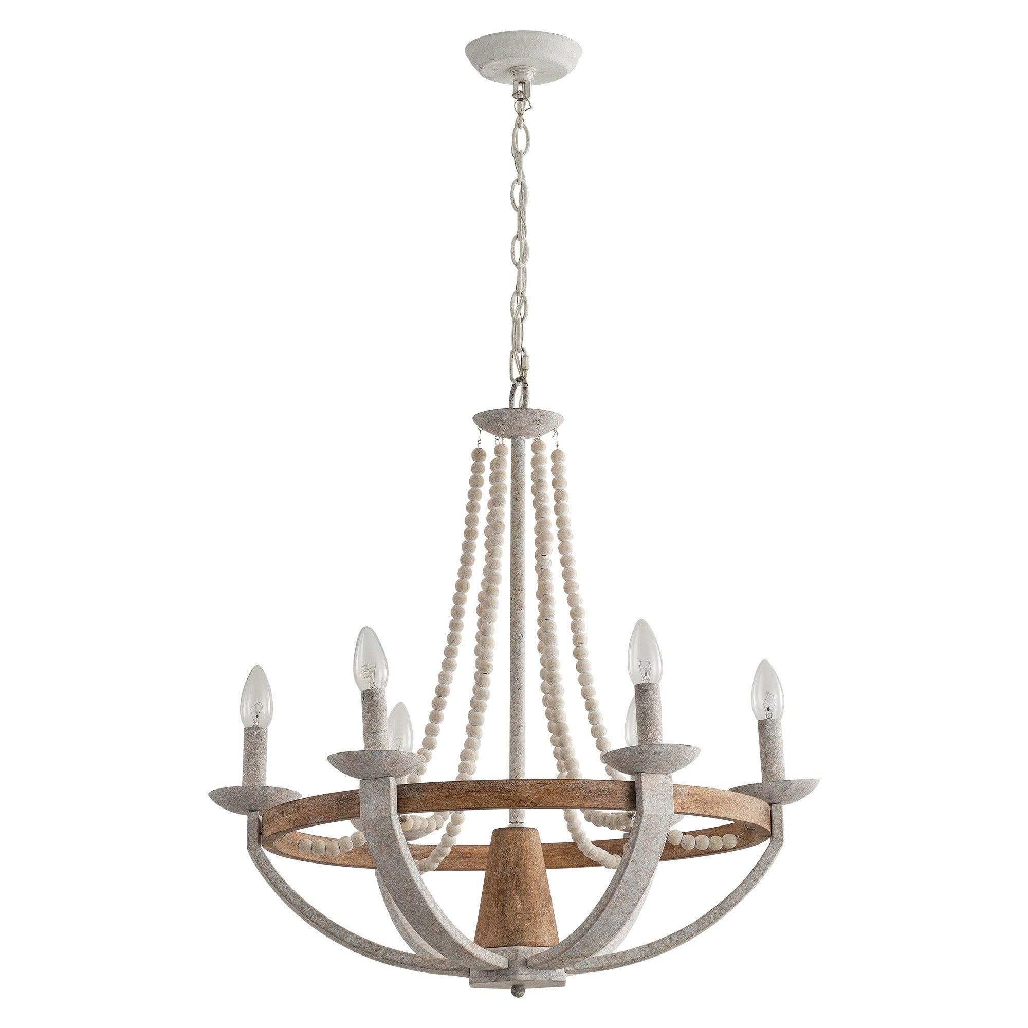 Vintage Farmhouse Wood Chandelier - Letslighting