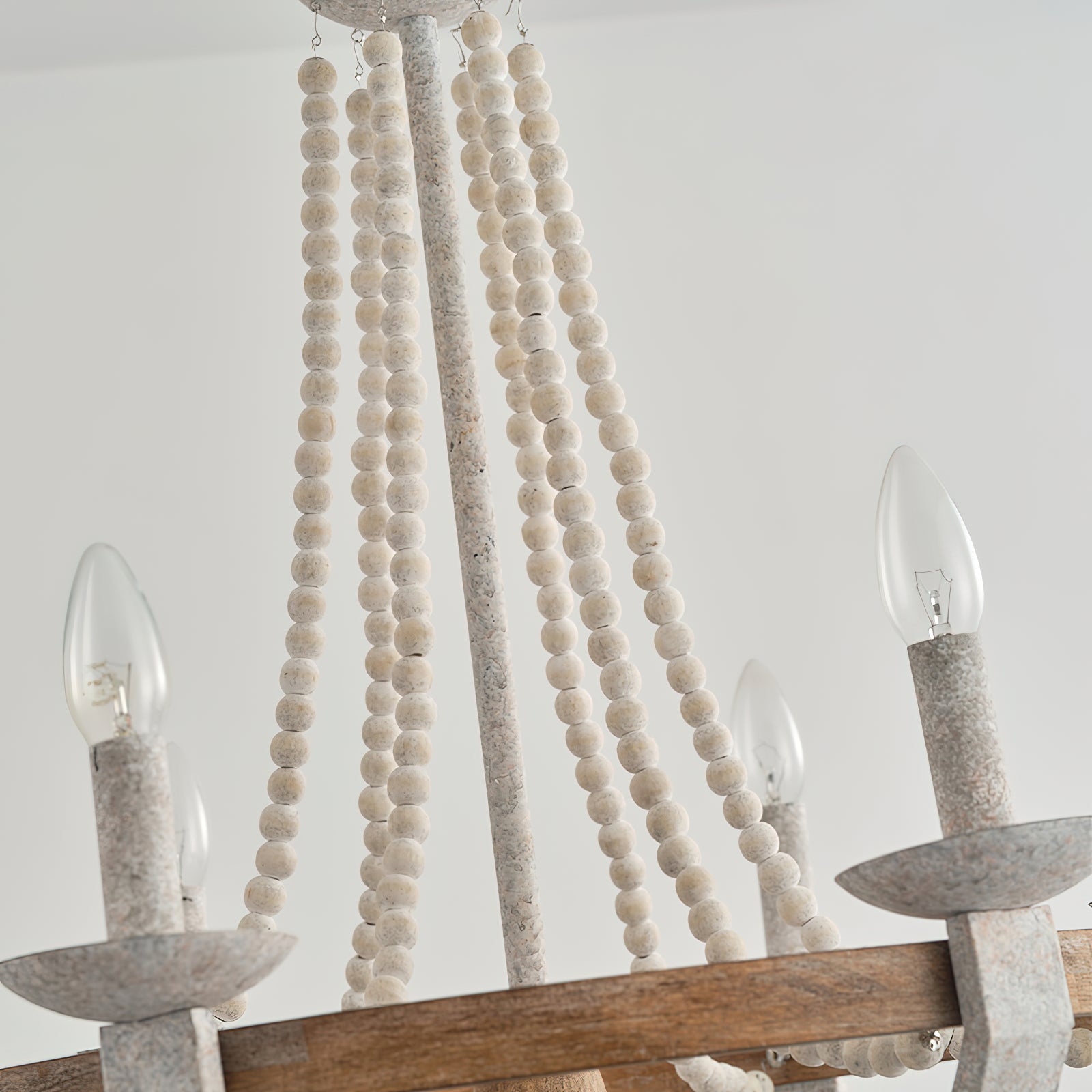Vintage Farmhouse Wood Chandelier - Letslighting