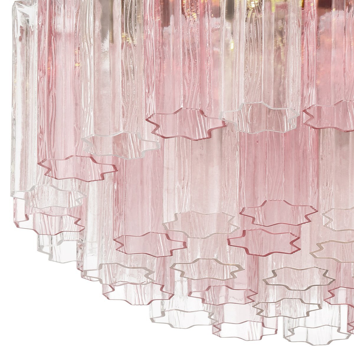 Aurora Ceiling Lamp Glass Tube Layered Amber