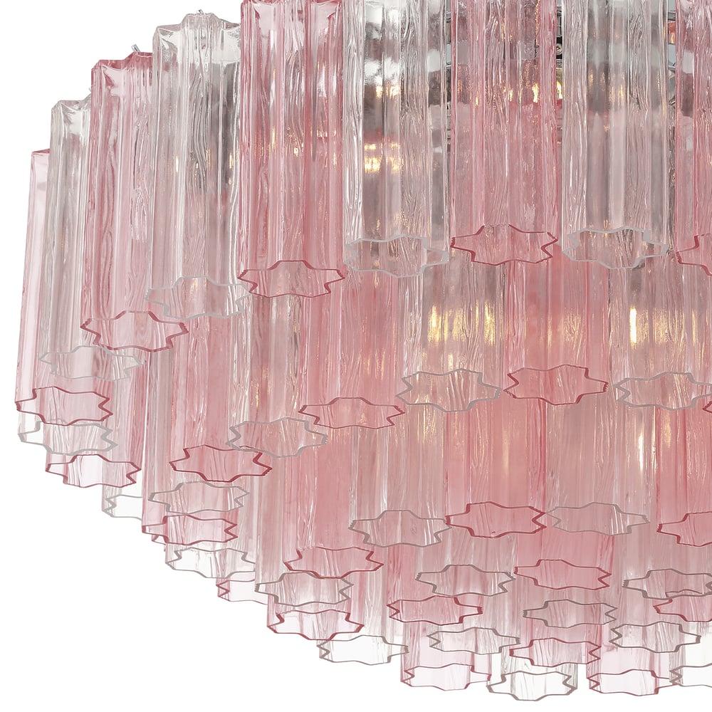 Aurora Ceiling Lamp Glass Tube Layered Amber