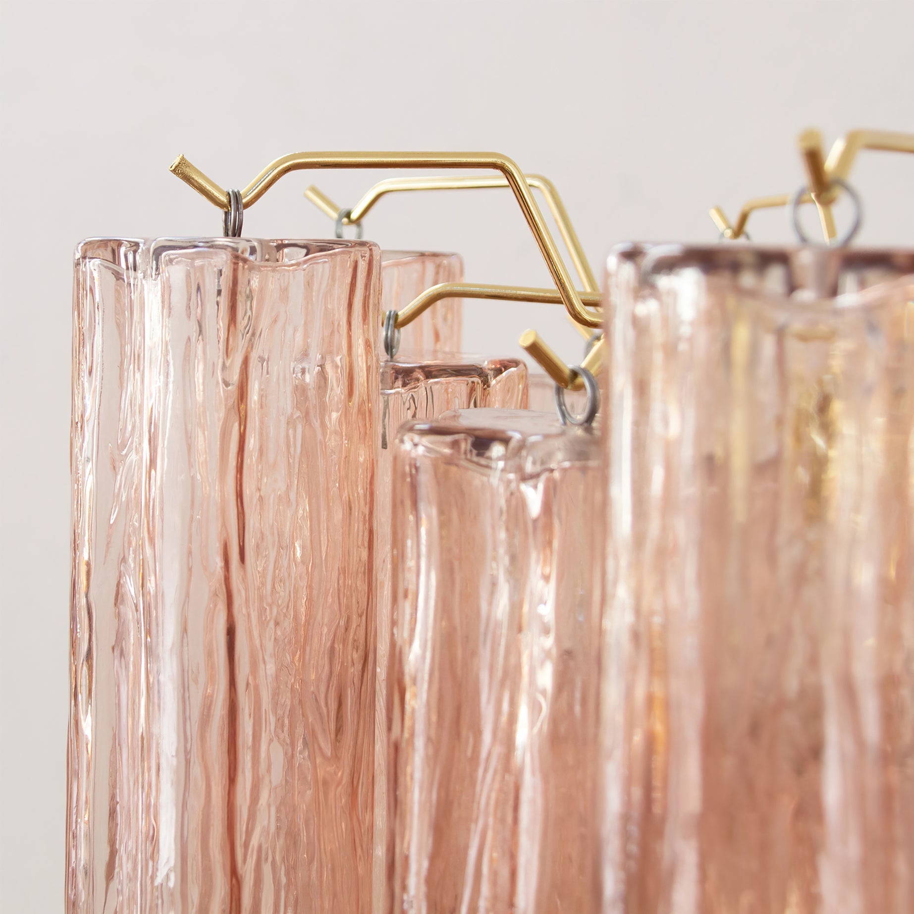 Chandelier Murano Glass Layers Living Spaces - Letslighting