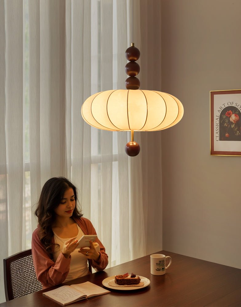 Orla Vintage Fabric Pendant Light - Letslighting