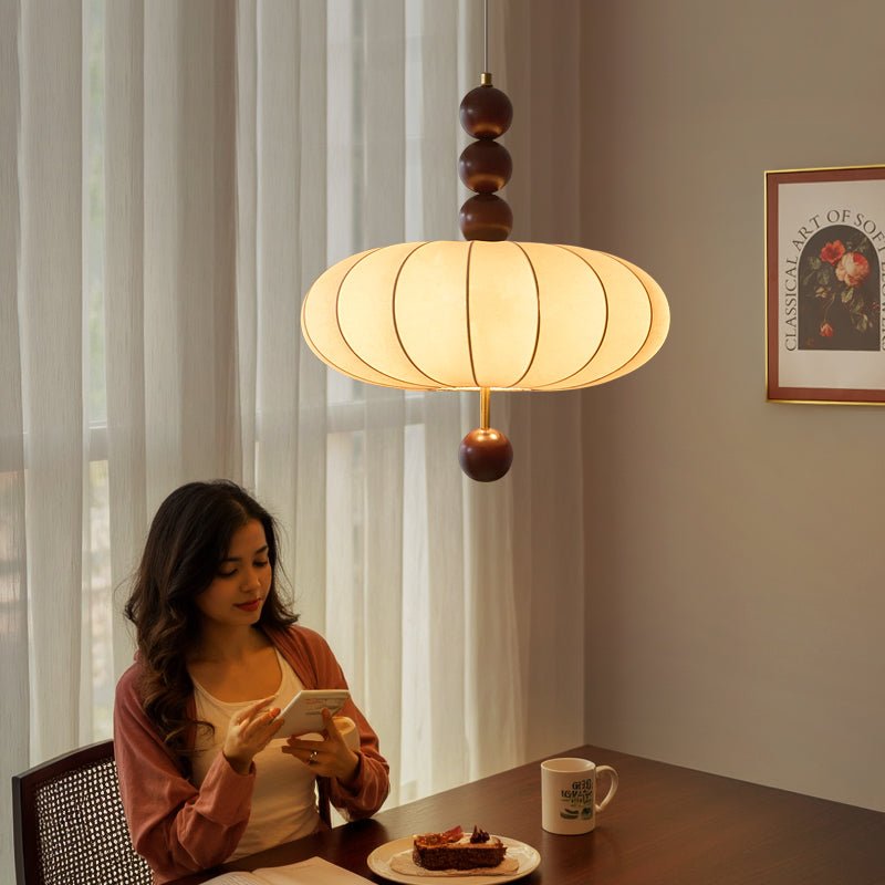 Orla Vintage Fabric Pendant Light - Letslighting