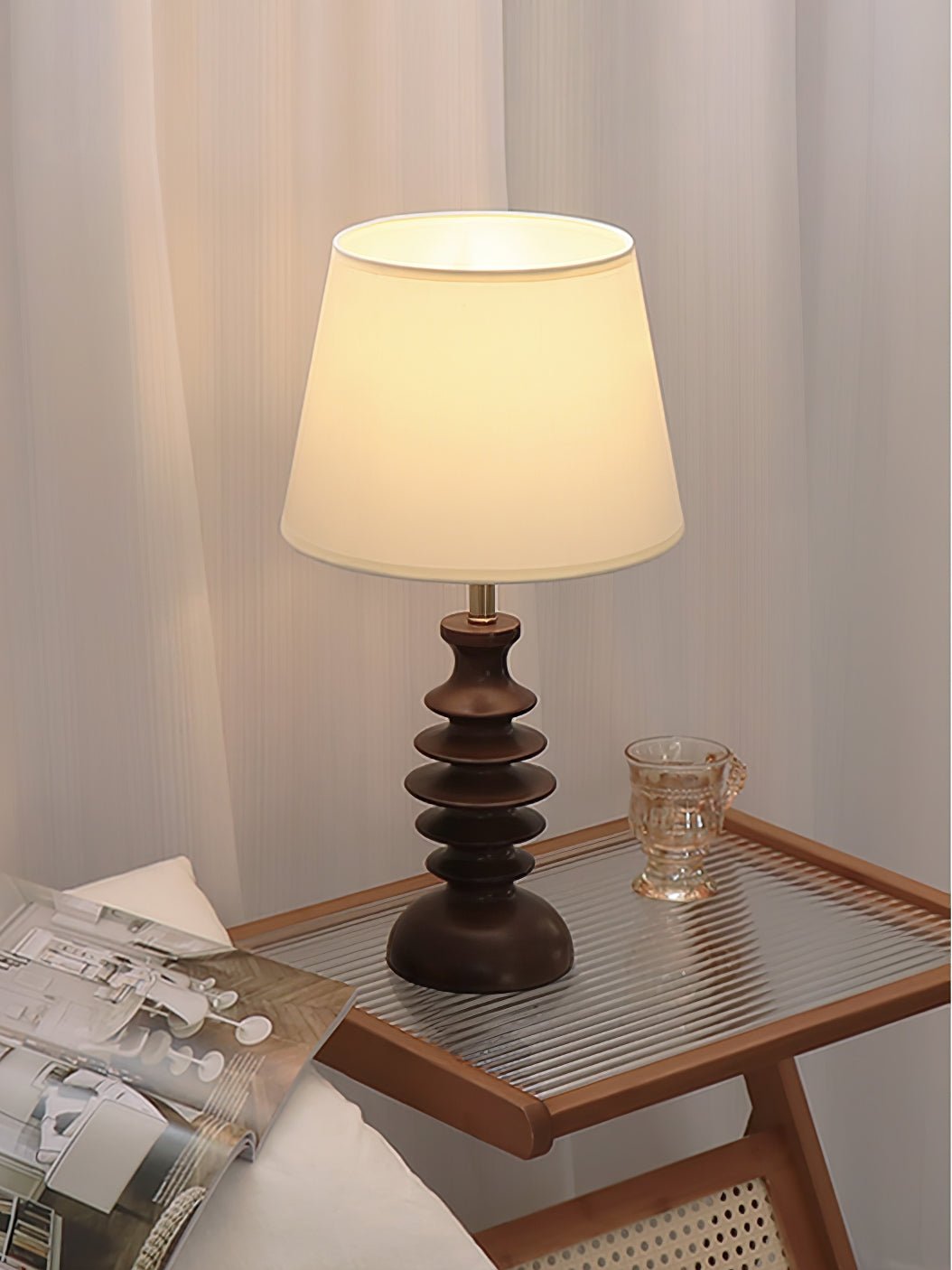 Tivoce Fabric Vintage Table Lamp - Letslighting