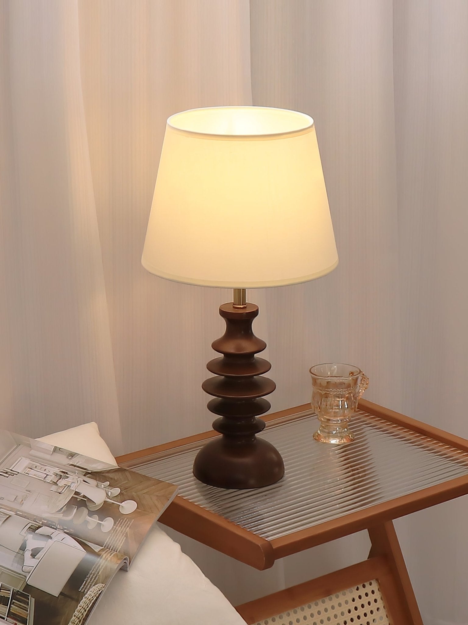 Tivoce Fabric Vintage Table Lamp - Letslighting