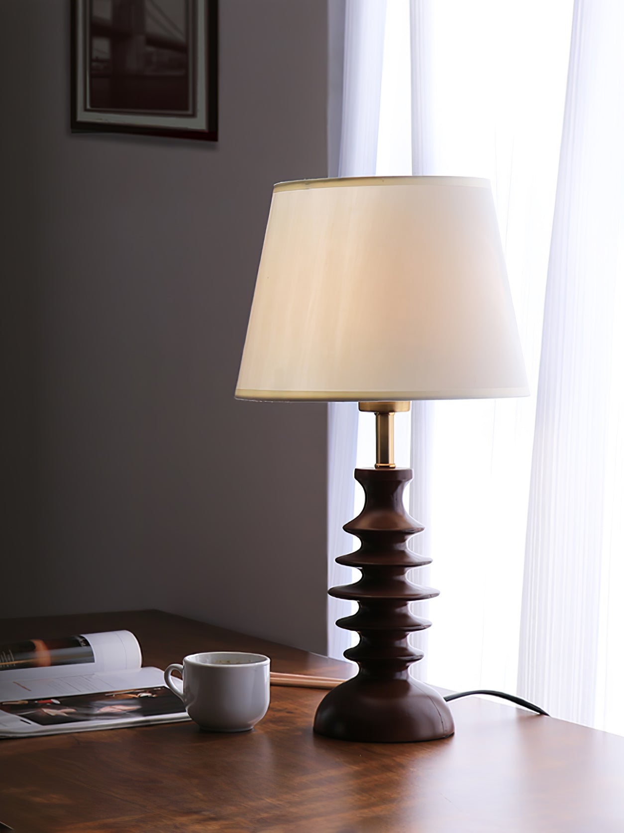 Tivoce Fabric Vintage Table Lamp - Letslighting