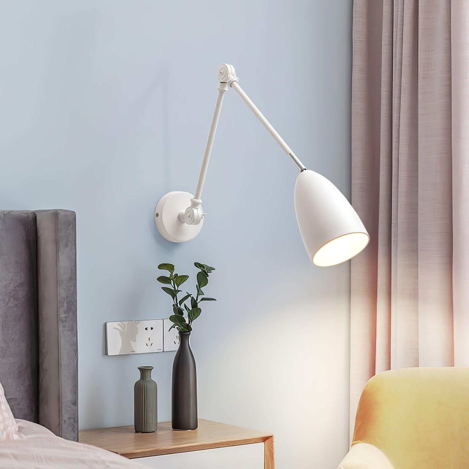 Ulrinel Adjustable Swing Arm Wall Lamp - Letslighting