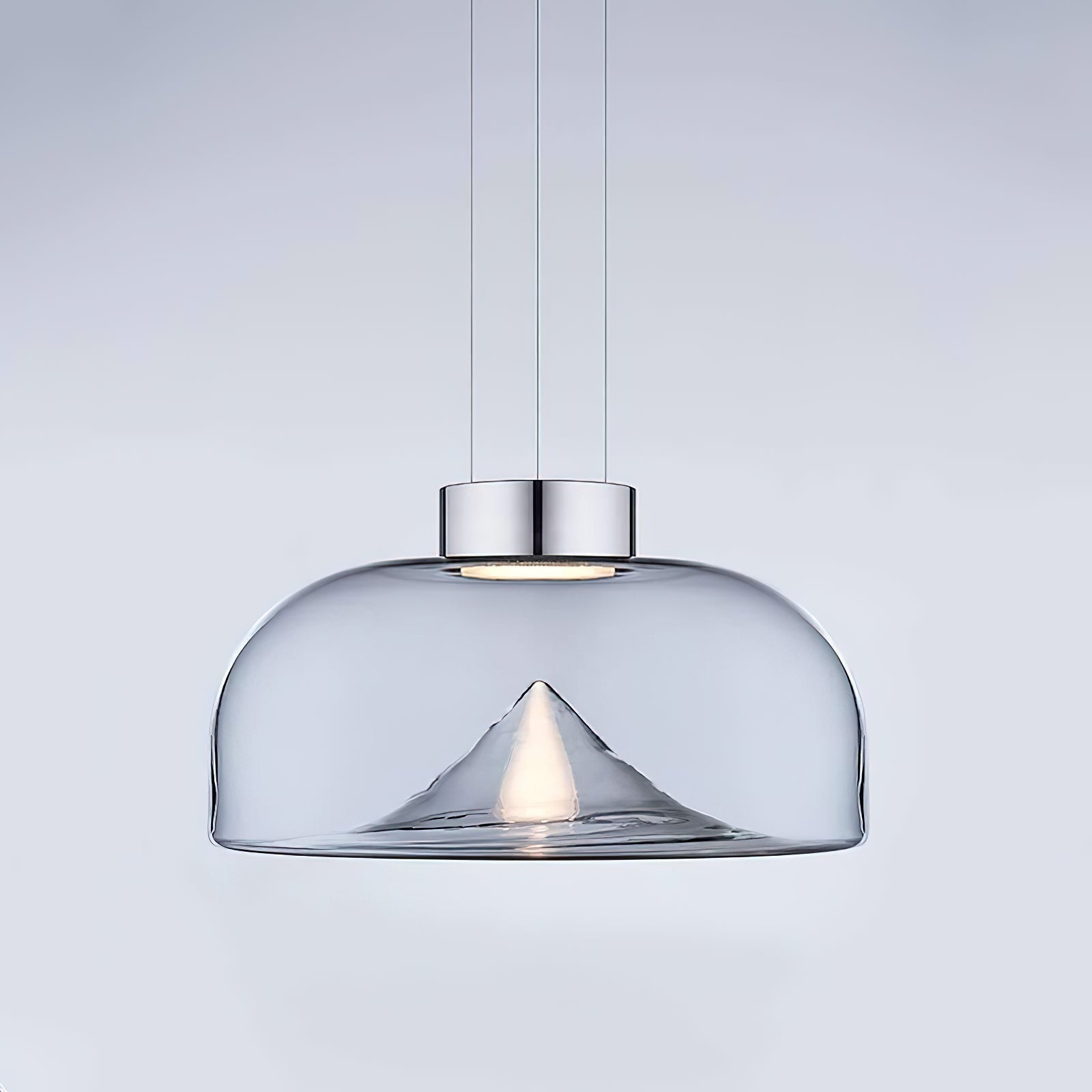 Modern Minimalist Dome-shaped Glass Pendant Light - Letslighting