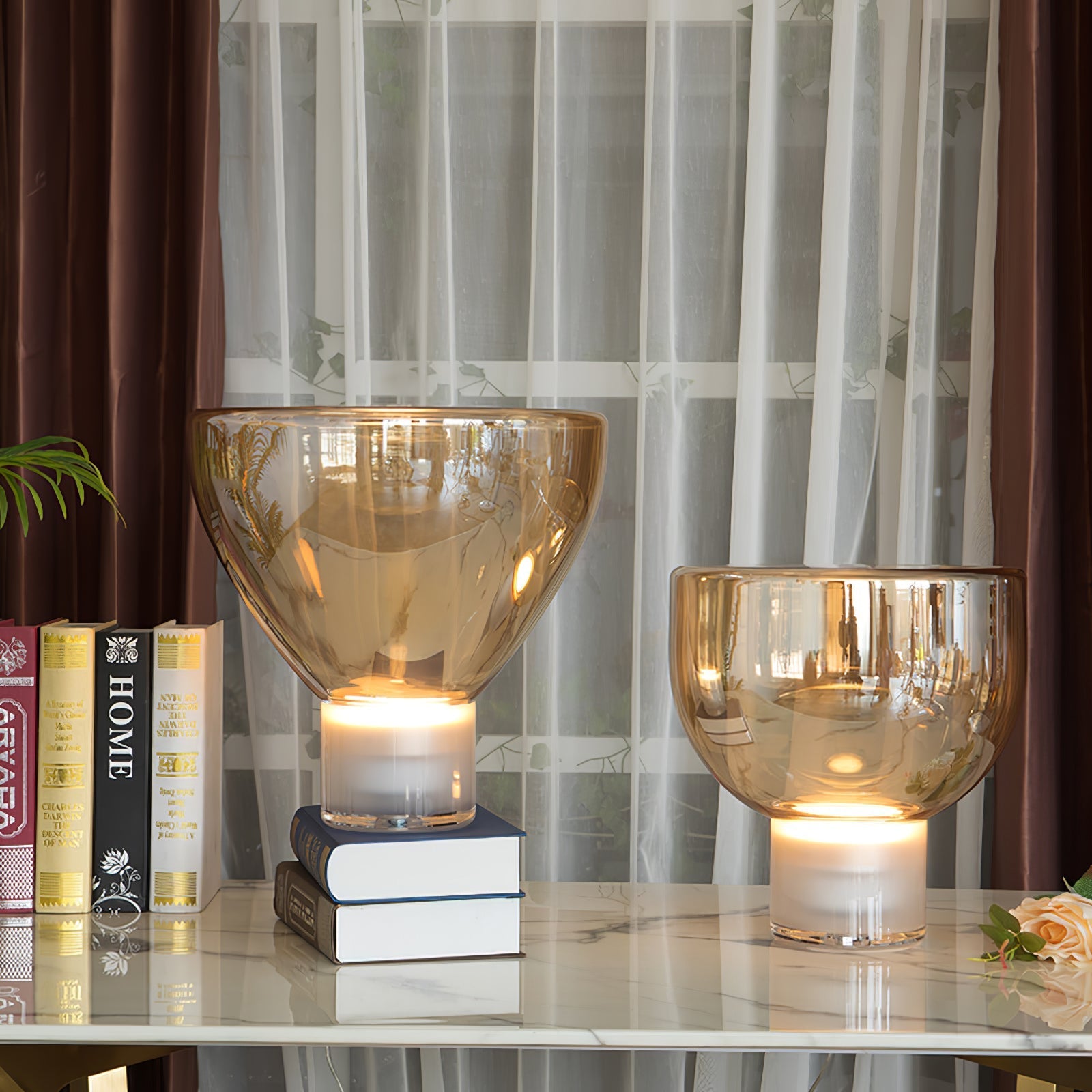 Velux Glass Elegant Table Lamp - Letslighting