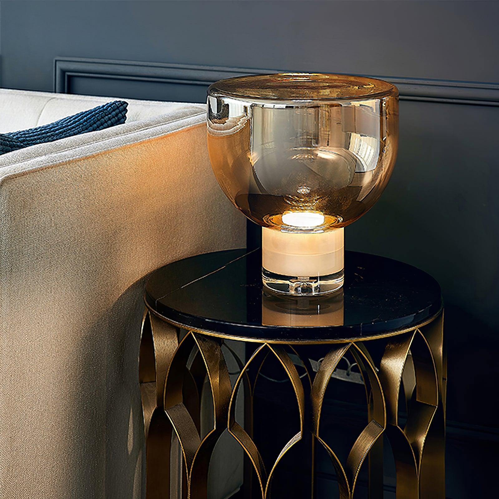 Velux Glass Elegant Table Lamp - Letslighting