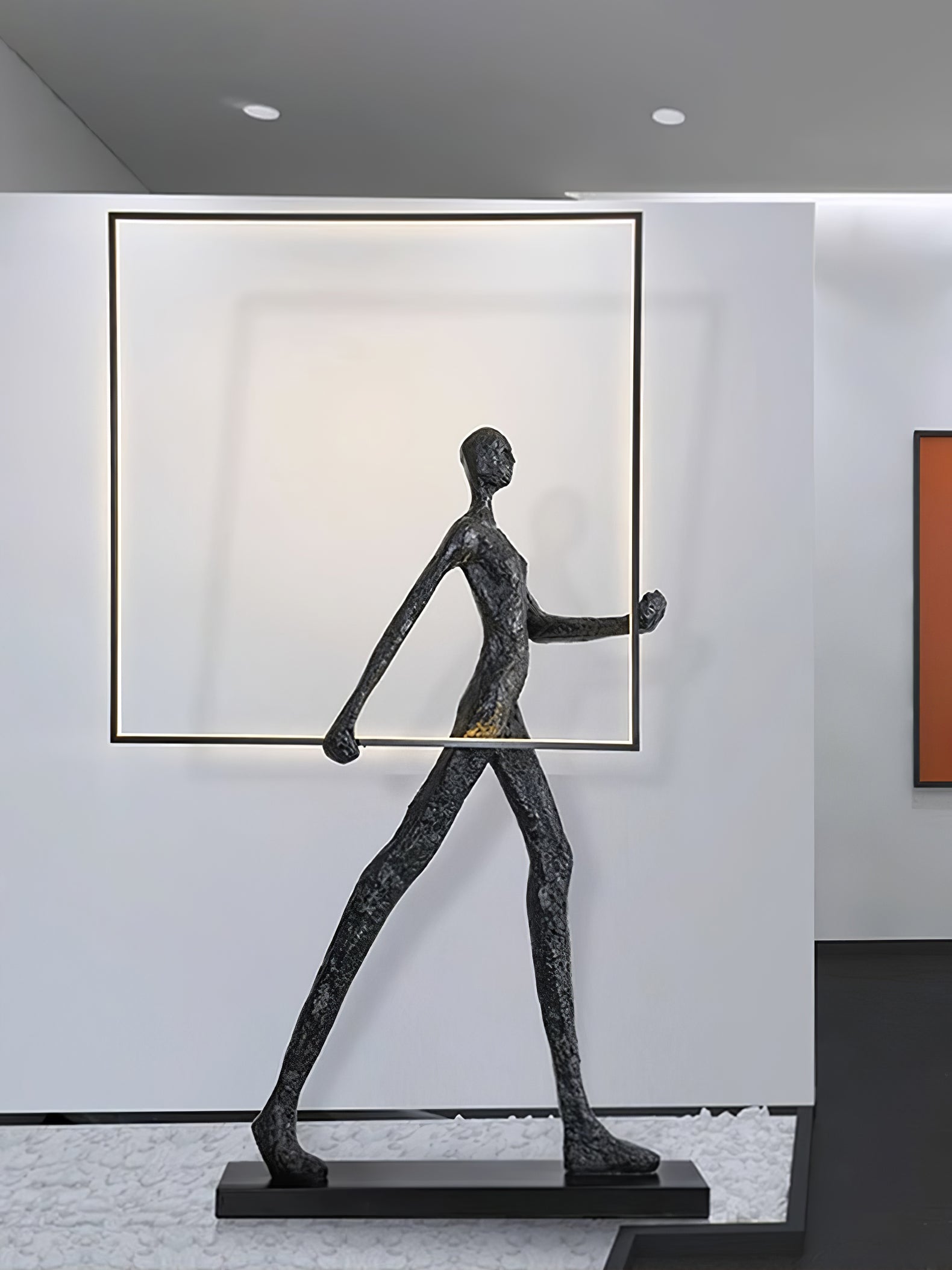 Aeon Floor Lamp Sculpture LED Figure - Letslighting