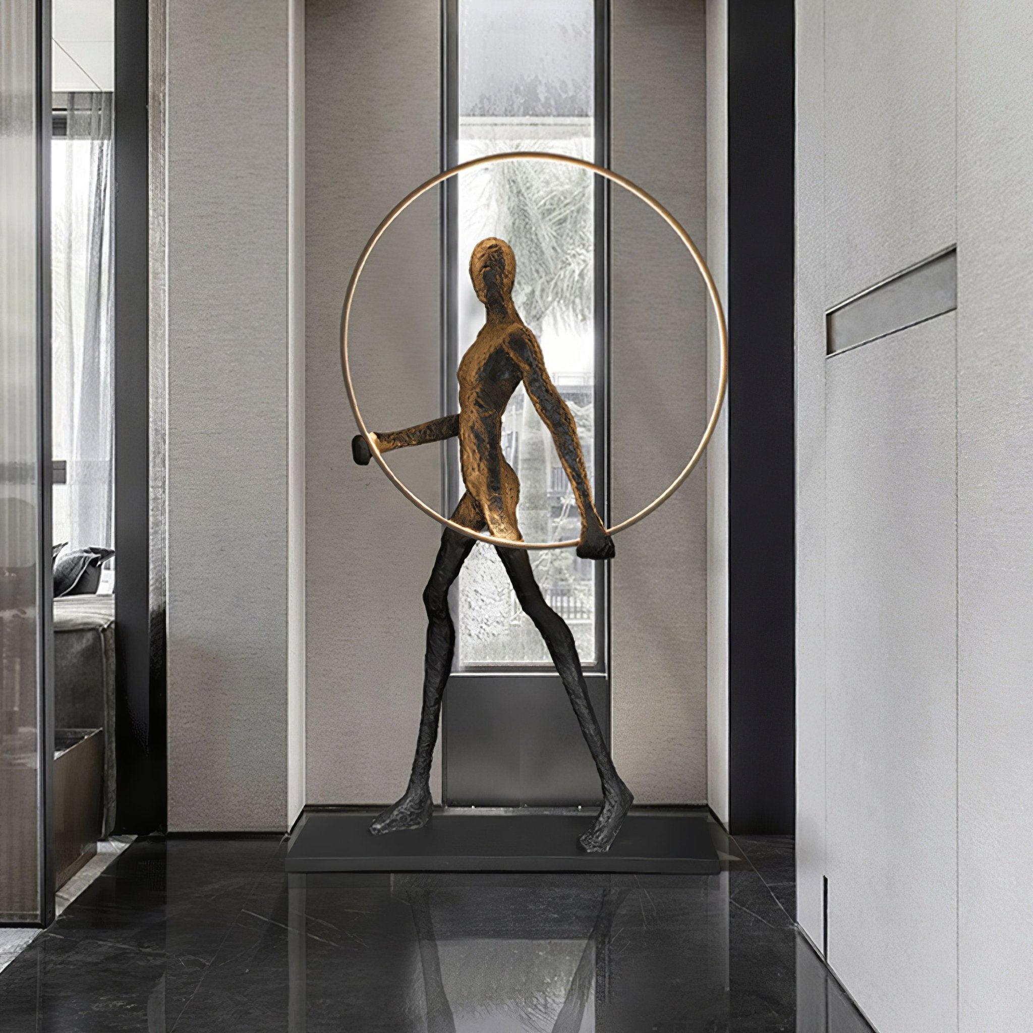 Aeon Floor Lamp Sculpture LED Figure - Letslighting