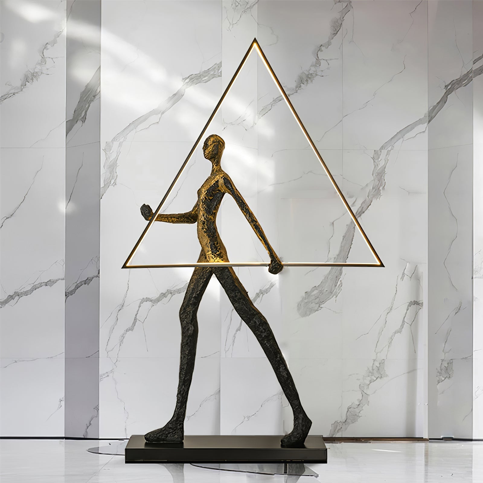 Aeon Floor Lamp Sculpture LED Figure - Letslighting
