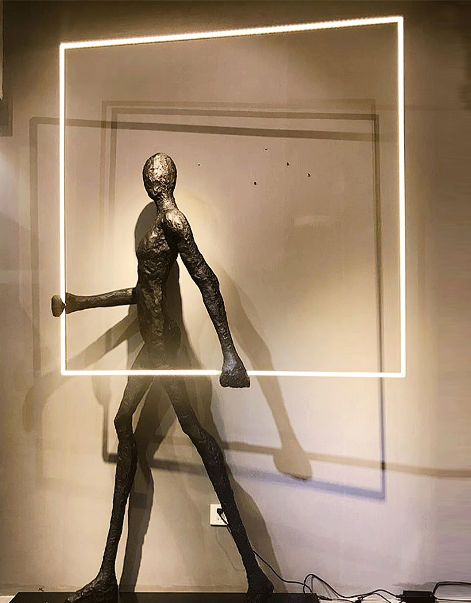 Aeon Floor Lamp Sculpture LED Figure - Letslighting