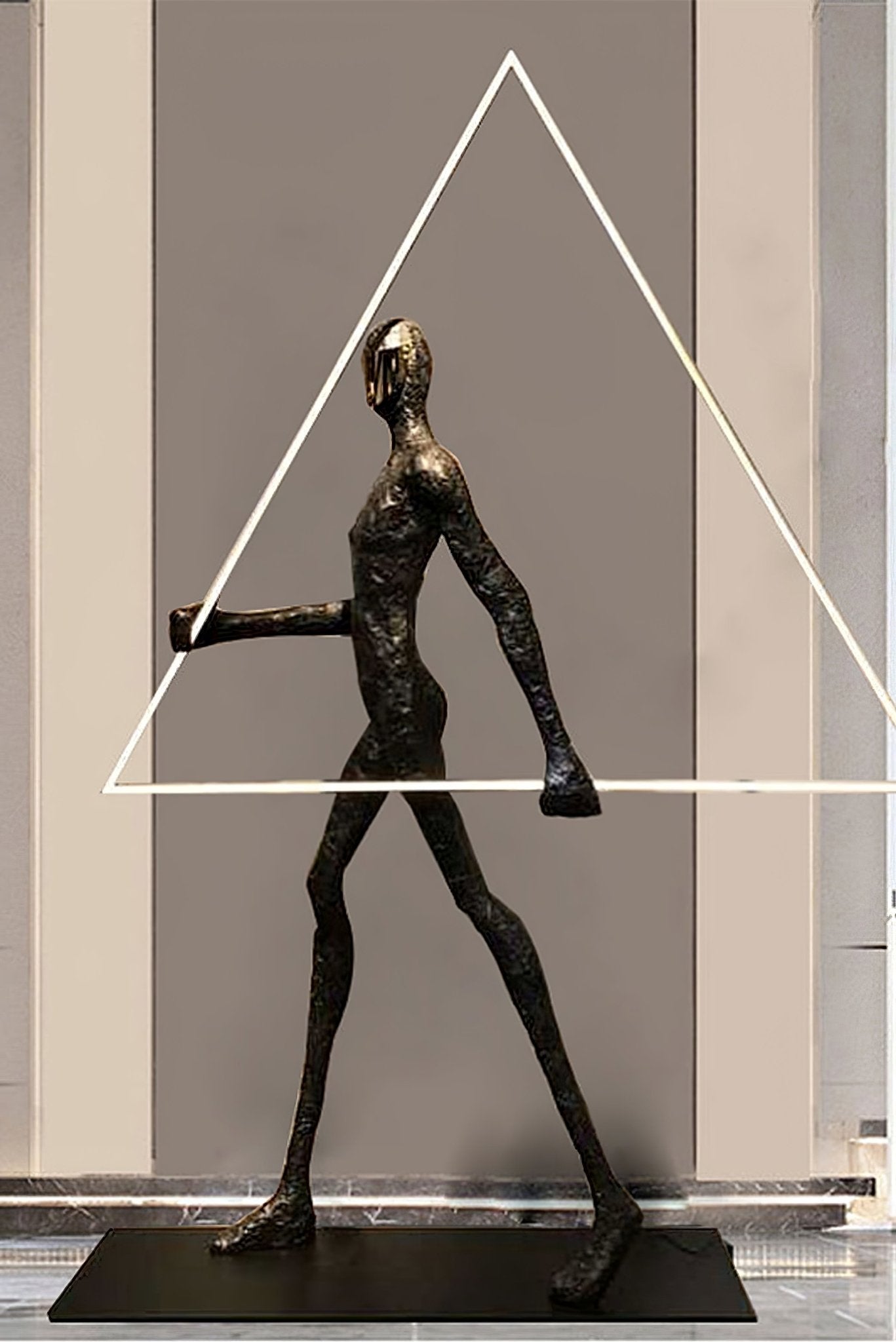 Aeon Floor Lamp Sculpture LED Figure - Letslighting