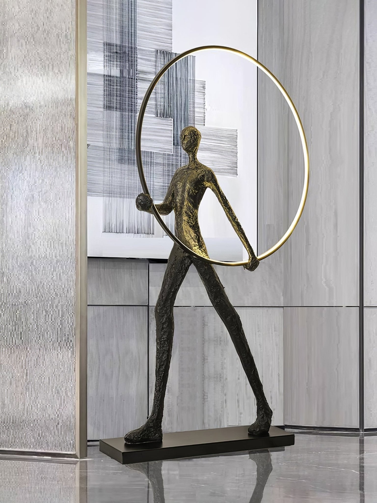 Aeon Floor Lamp Sculpture LED Figure - Letslighting