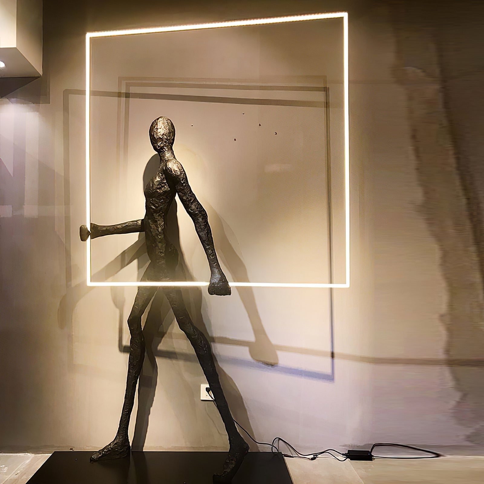 Aeon Floor Lamp Sculpture LED Figure - Letslighting