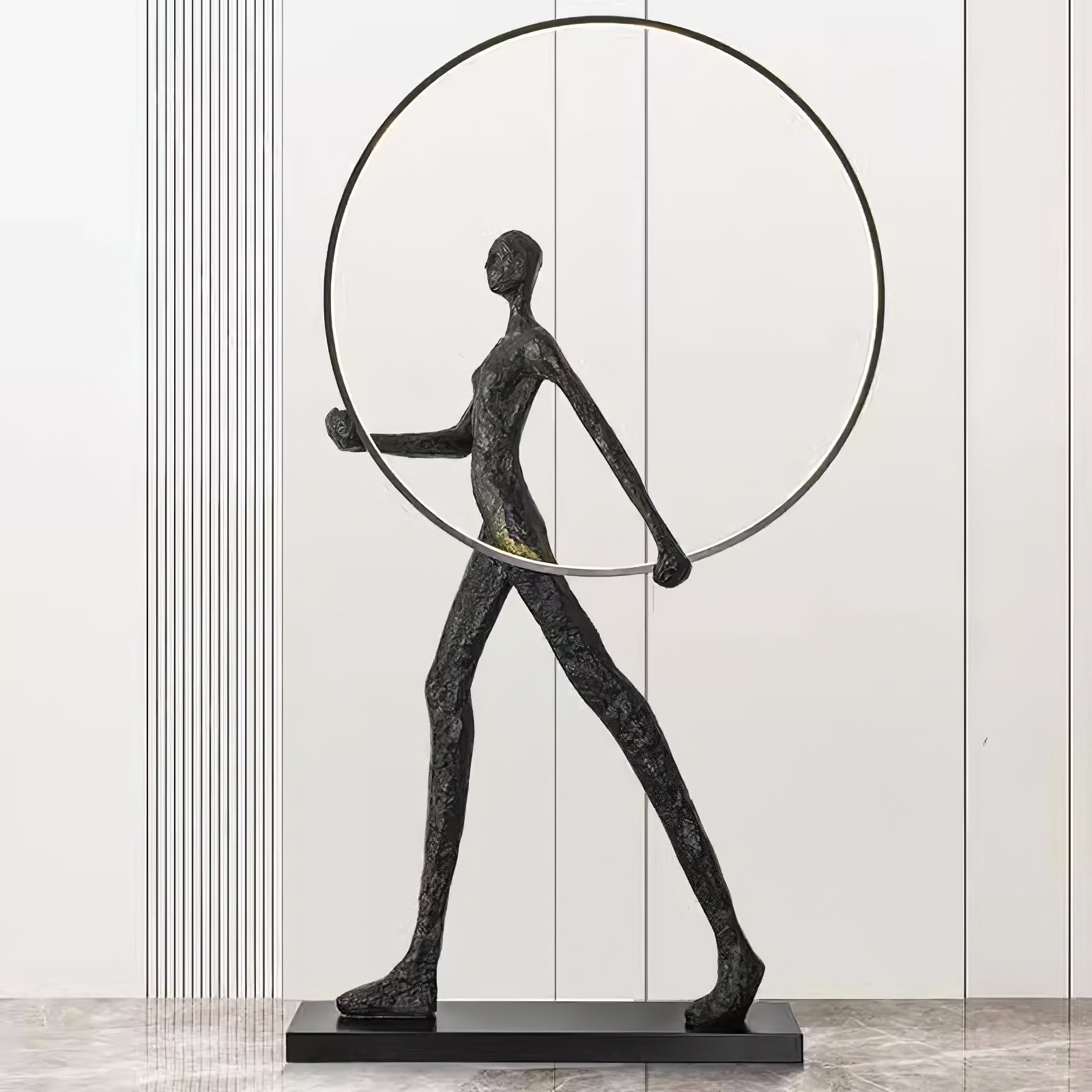 Aeon Floor Lamp Sculpture LED Figure - Letslighting