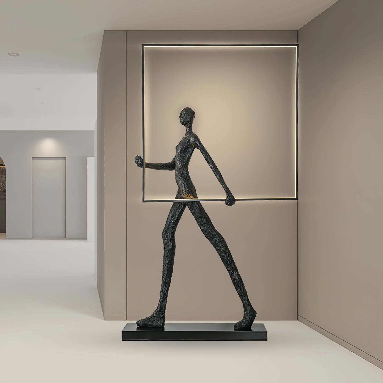 Aeon Floor Lamp Sculpture LED Figure - Letslighting