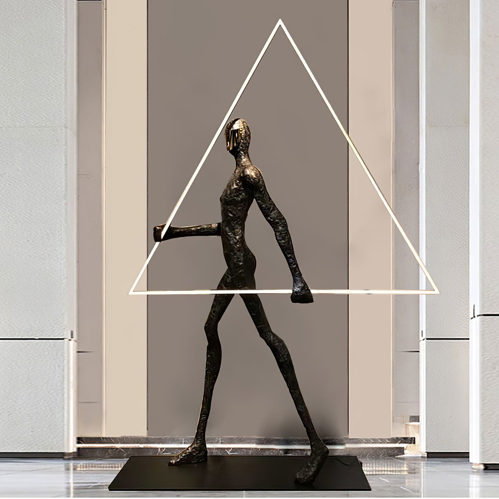Aeon Floor Lamp Sculpture LED Figure - Letslighting