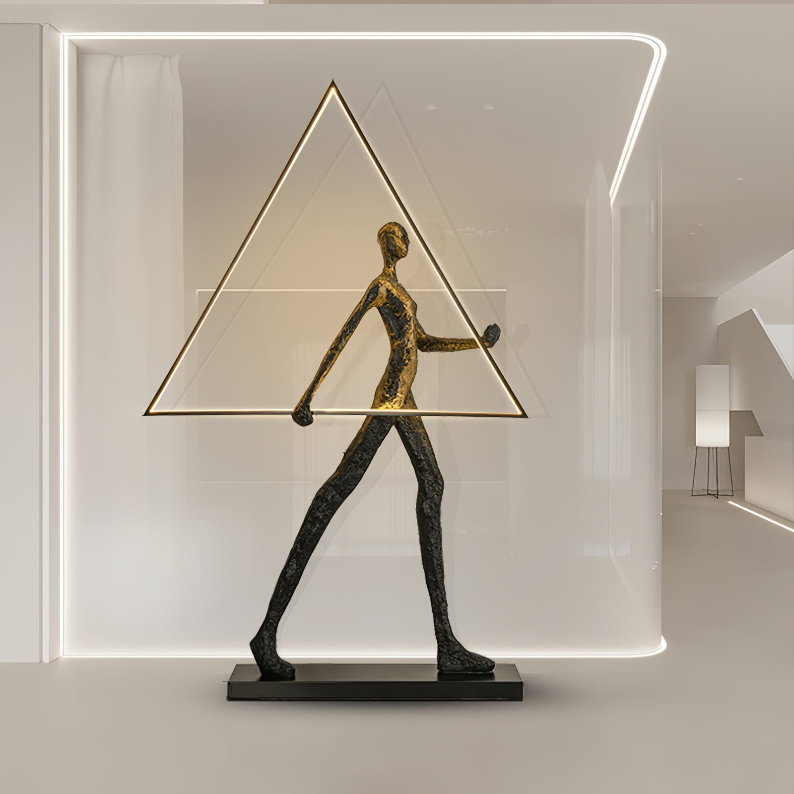 Aeon Floor Lamp Sculpture LED Figure - Letslighting