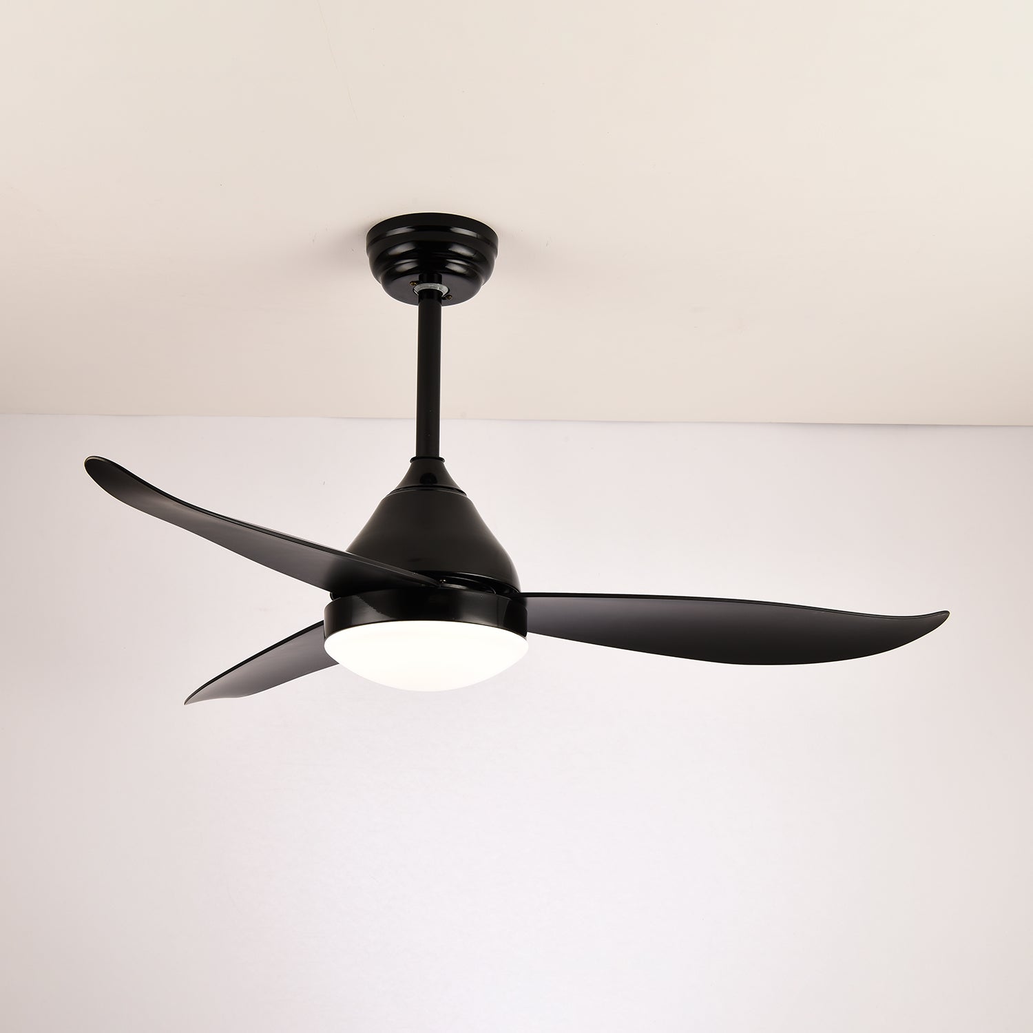 Zefiro Modern Wood Ceiling Fan with Light - Letslighting