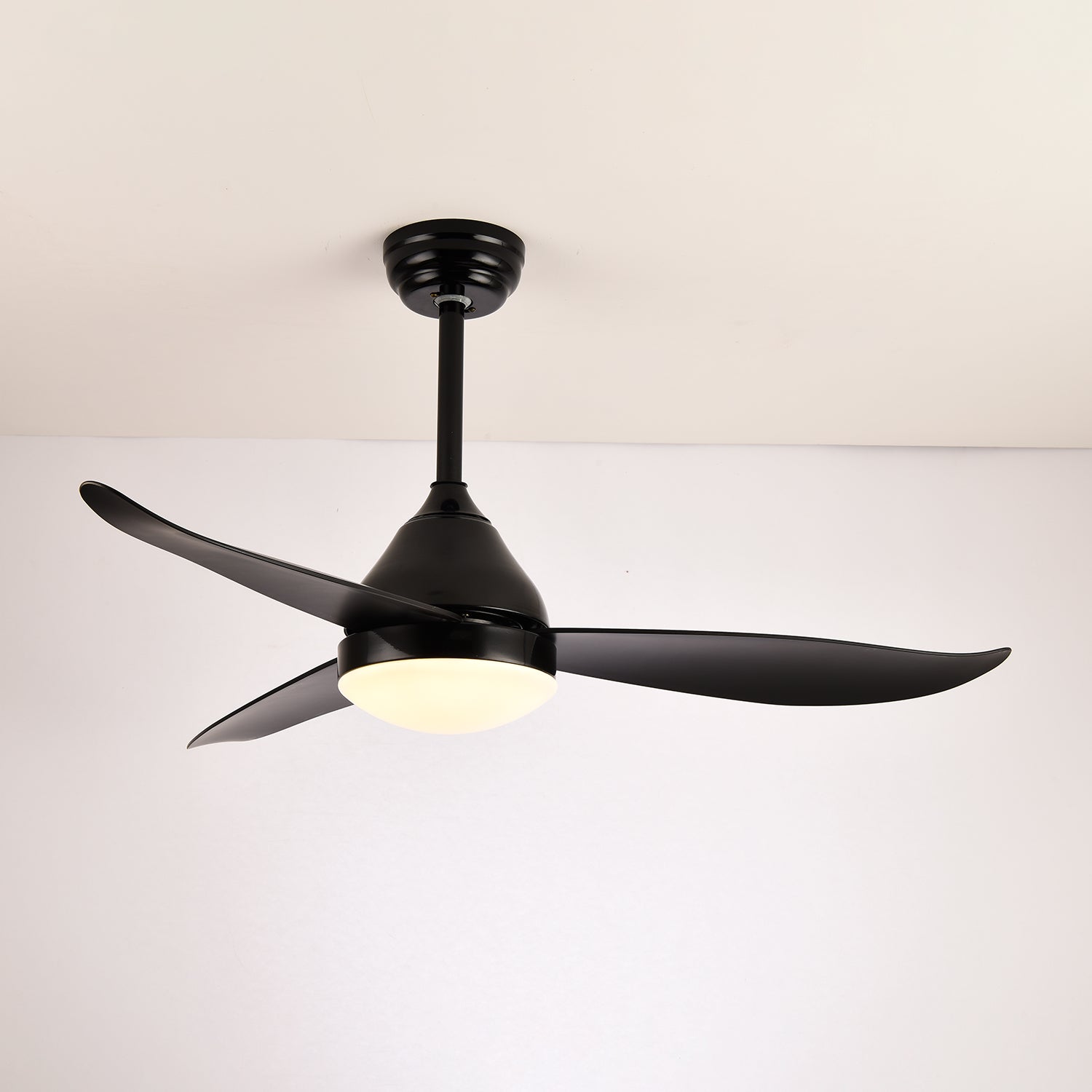 Zefiro Modern Wood Ceiling Fan with Light - Letslighting