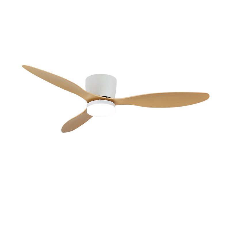 Nerio Minimalist Wood Ceiling Fan Light - Letslighting