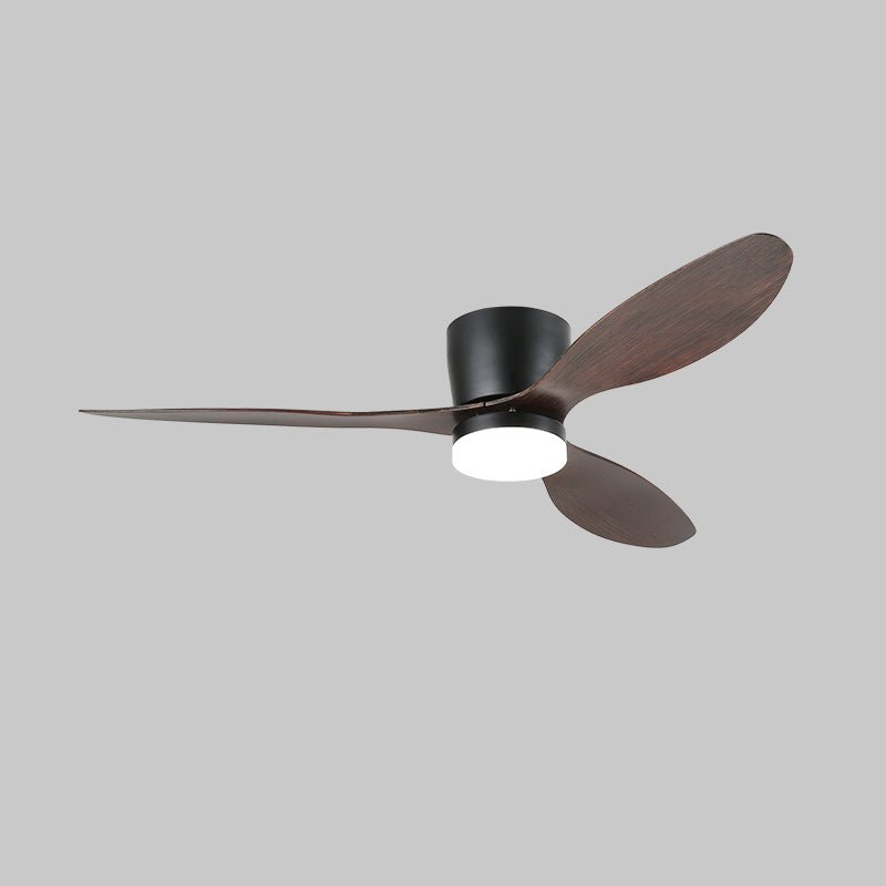Nerio Minimalist Wood Ceiling Fan Light - Letslighting
