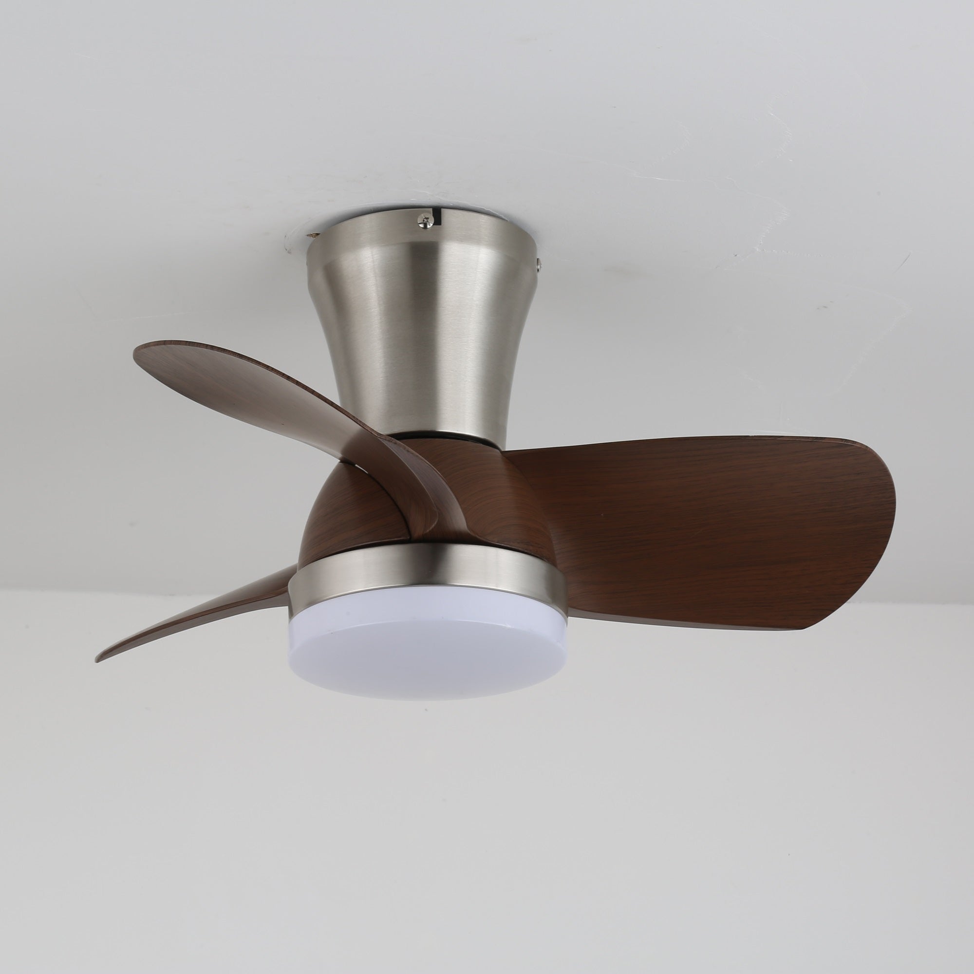 Deynor Modern Wood Ceiling Fan Light - Letslighting