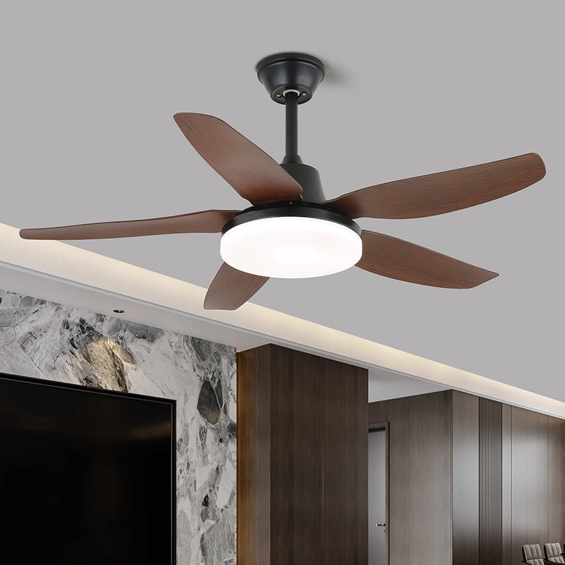 Elora Wood Ceiling Fan Light - Letslighting