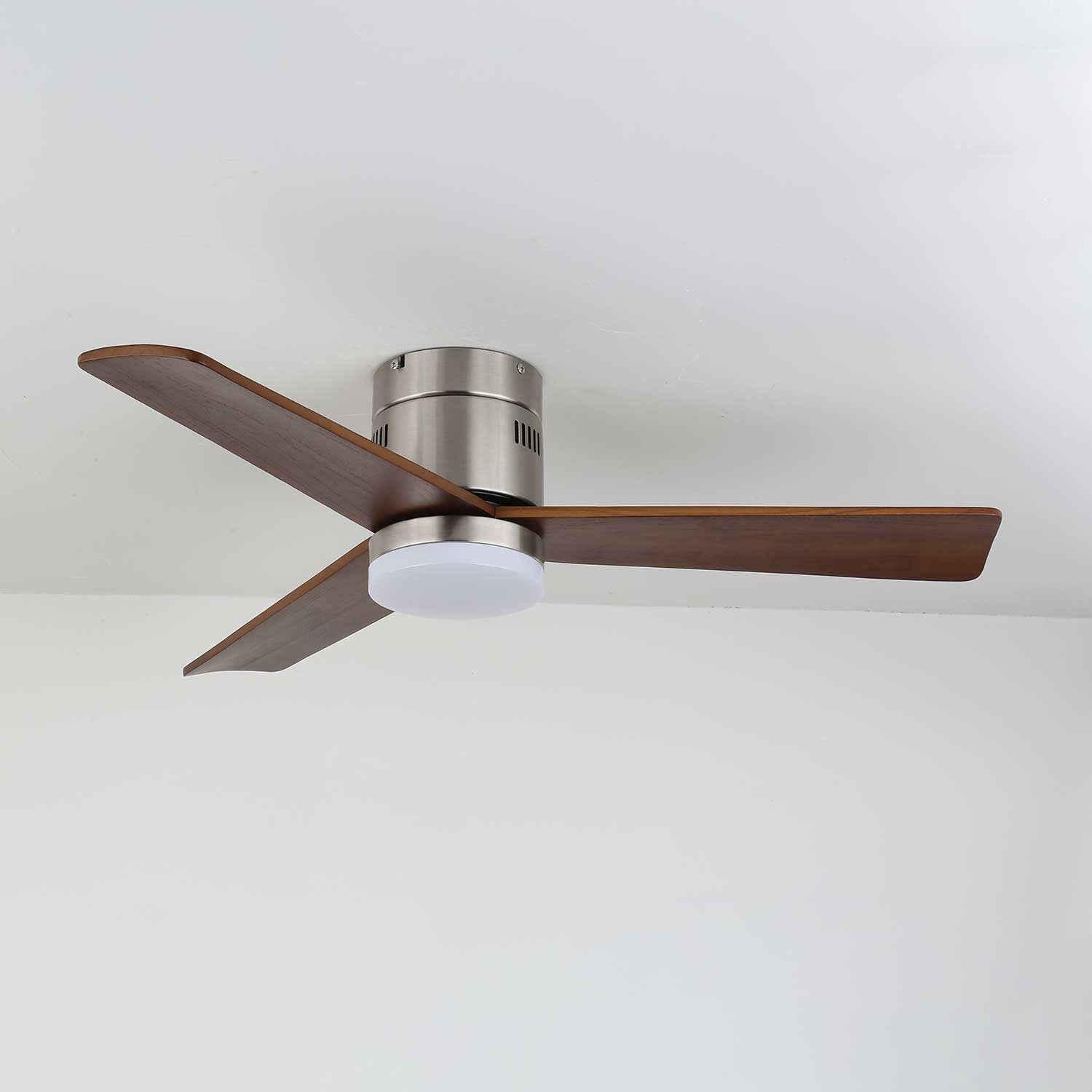 Eris Minimalist Wood Ceiling Fan Light - Letslighting
