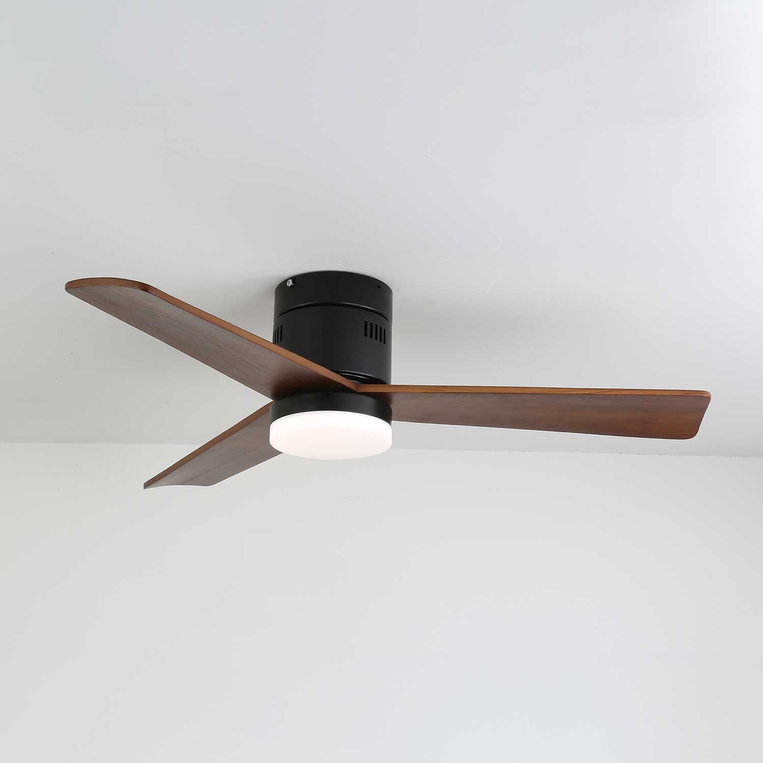 Eris Minimalist Wood Ceiling Fan Light - Letslighting