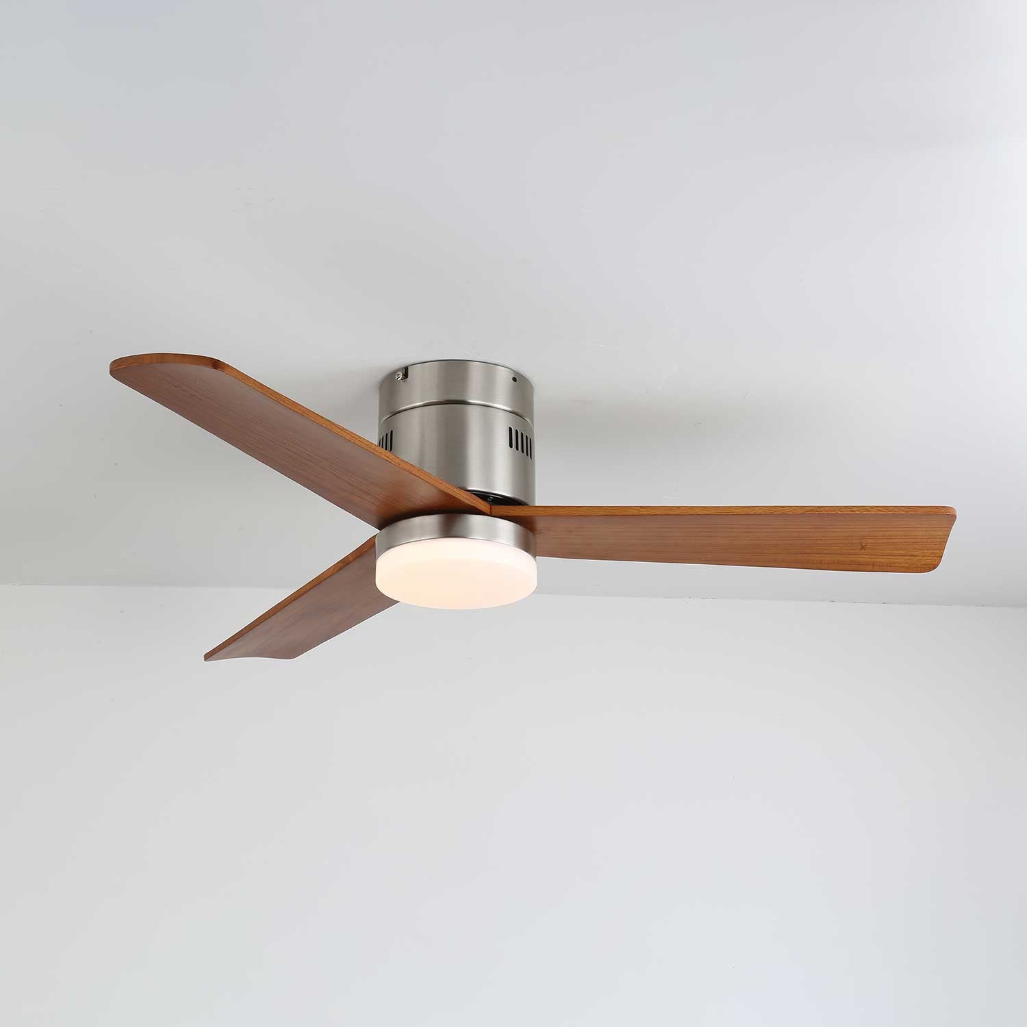Eris Minimalist Wood Ceiling Fan Light - Letslighting