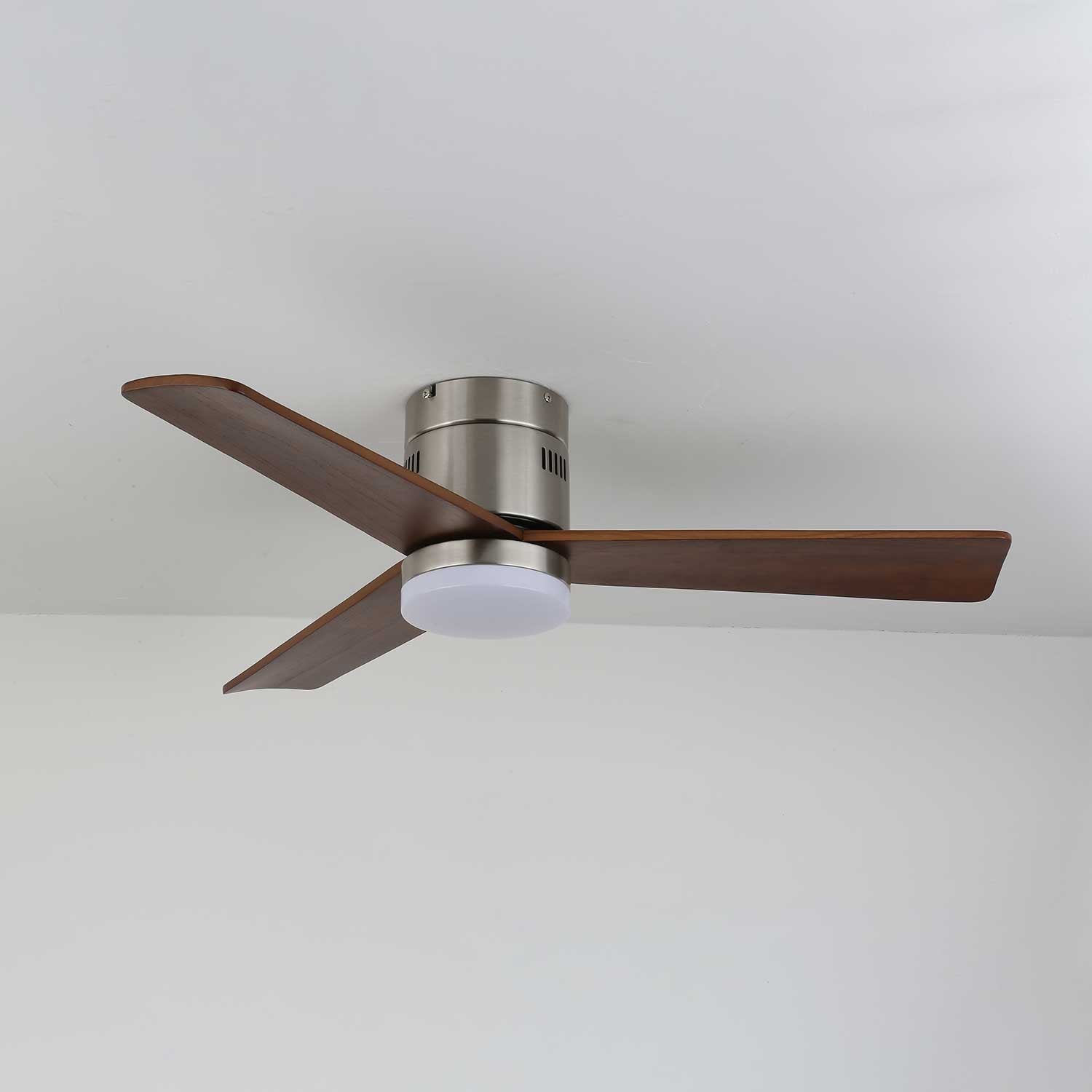 Eris Minimalist Wood Ceiling Fan Light - Letslighting
