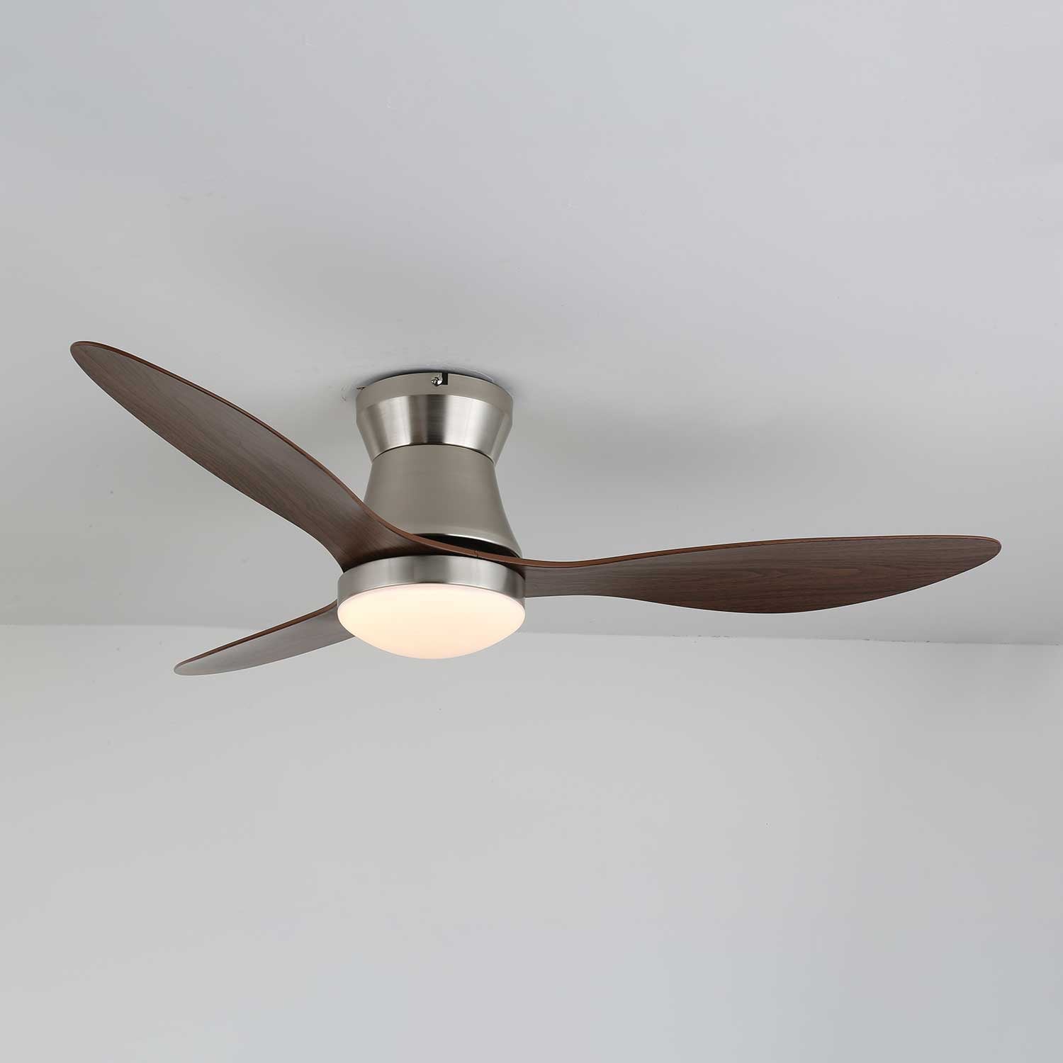 Zerath Modern Wood Ceiling Fan Light - Letslighting