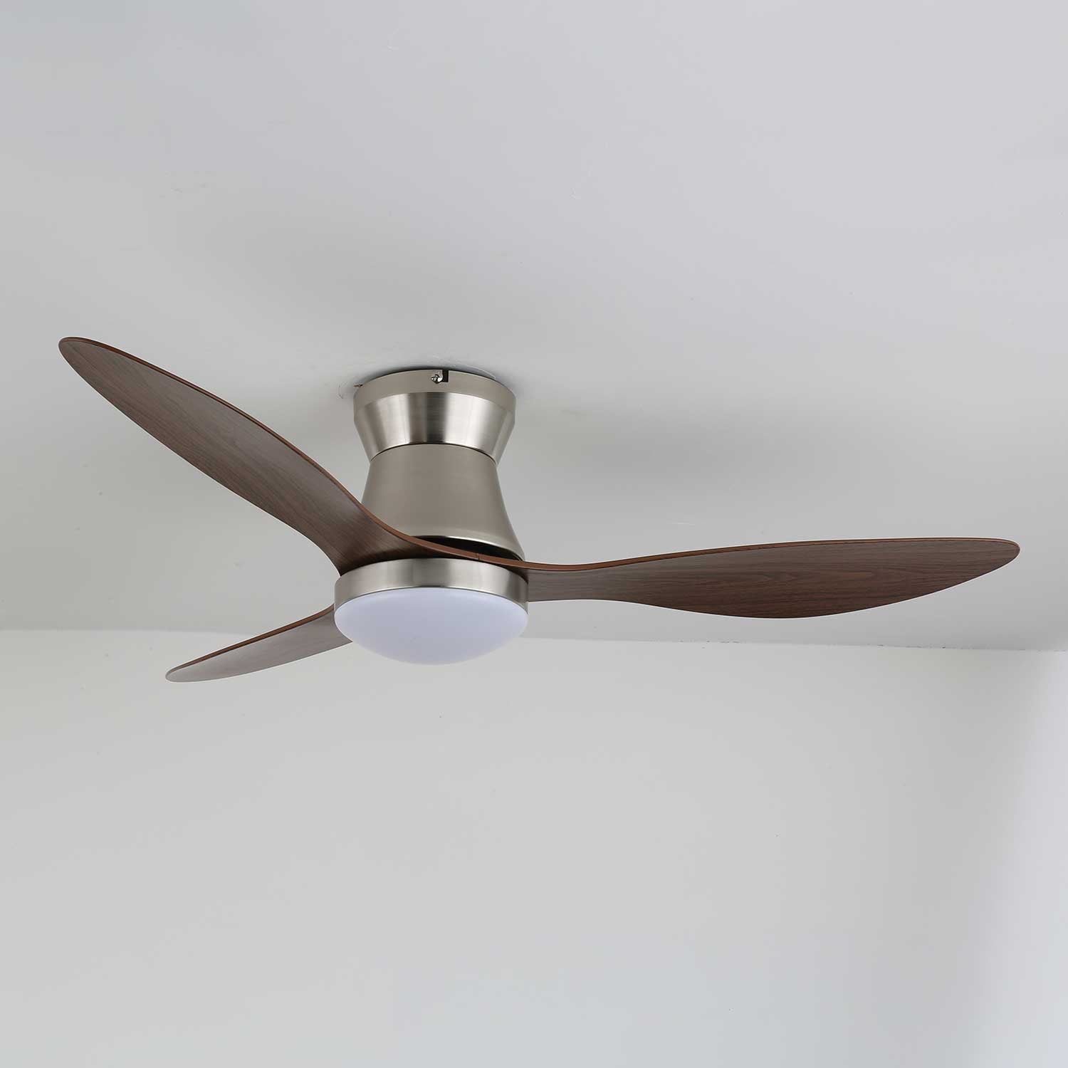 Zerath Modern Wood Ceiling Fan Light - Letslighting