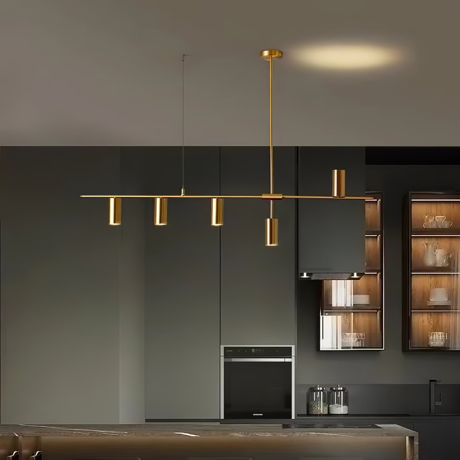Chandelier Linear Structure Modern - Letslighting